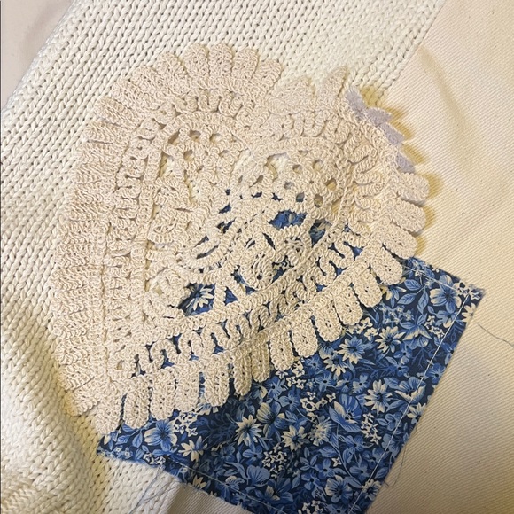 POL Cream Patchwork Sweater - Picture 7 of 8